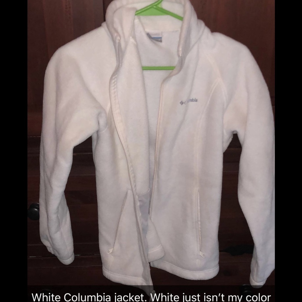 White Columbia jacket